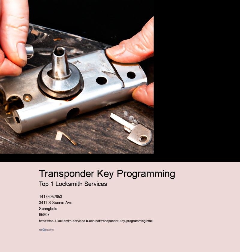 Transponder Key Programming